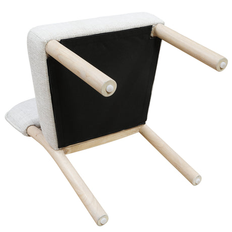 Gabby Washed Oak Soft Fabric Kids Side Chair, Set of 2 from Steve Silver - Luna Furniture
