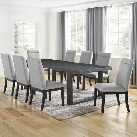 Yves 95-inch Dining Table with 18″ leaf from Steve Silver - Luna Furniture