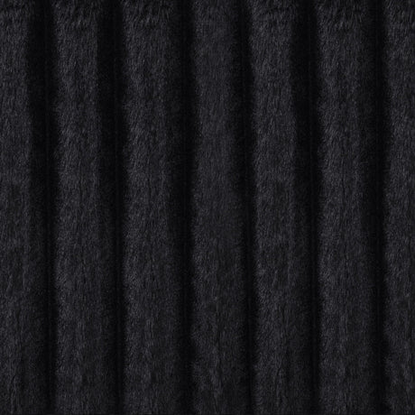 Jacana Black Corduroy Upholstered Dual Power Chaise Sofa from Coaster - Luna Furniture