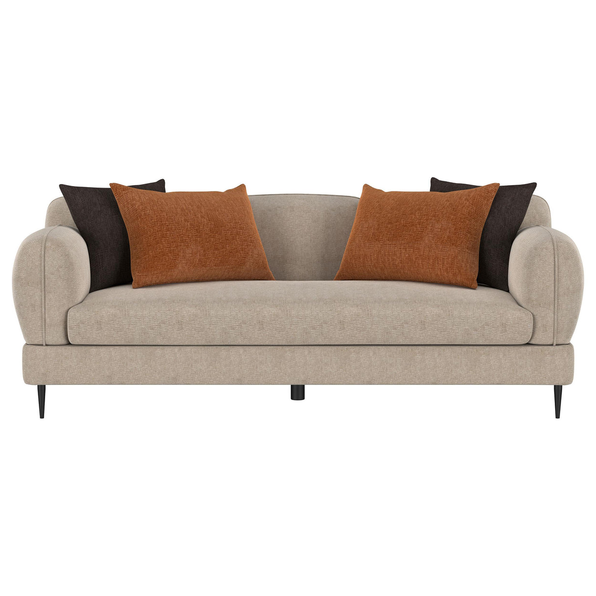 Jade Latte 2-Piece Chenille Upholstered Sofa Set from Coaster - Luna Furniture