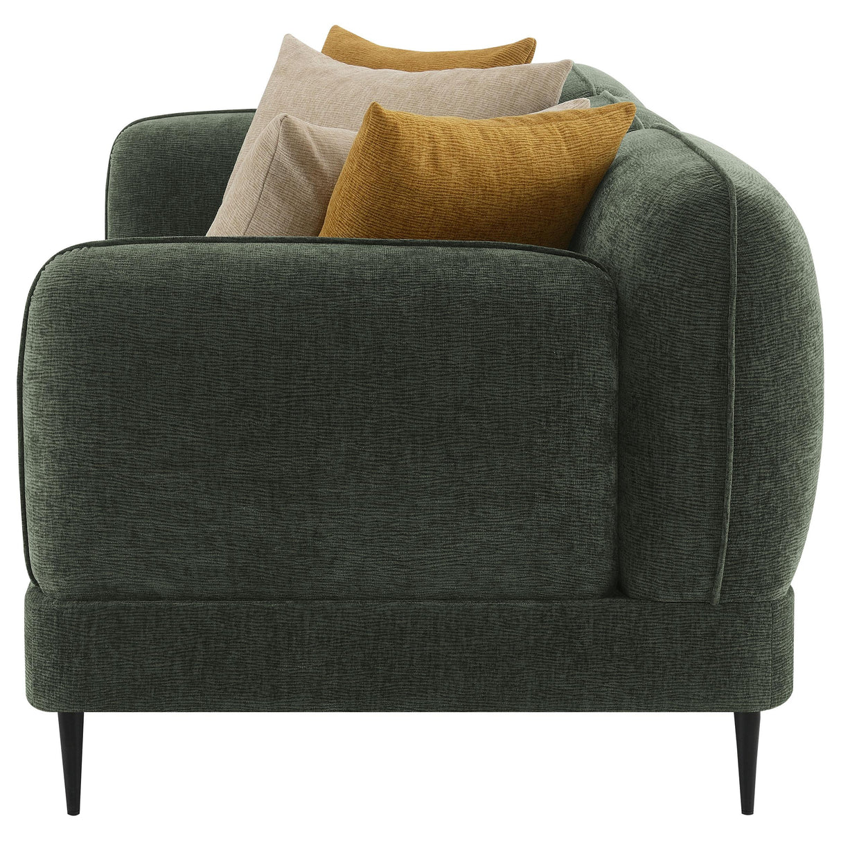 Jade Green Chenille Modern Track Arm Sofa from Coaster - Luna Furniture