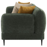 Jade Green Chenille Modern Track Arm Sofa from Coaster - Luna Furniture