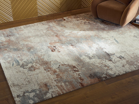 Jadenburg Cream/Gray/Sienna Large Rug from Ashley - Luna Furniture