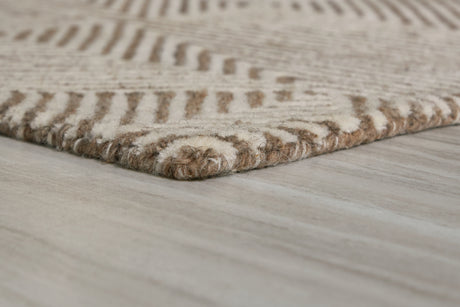 Jadott Beige/Brown Medium Rug from Ashley - Luna Furniture