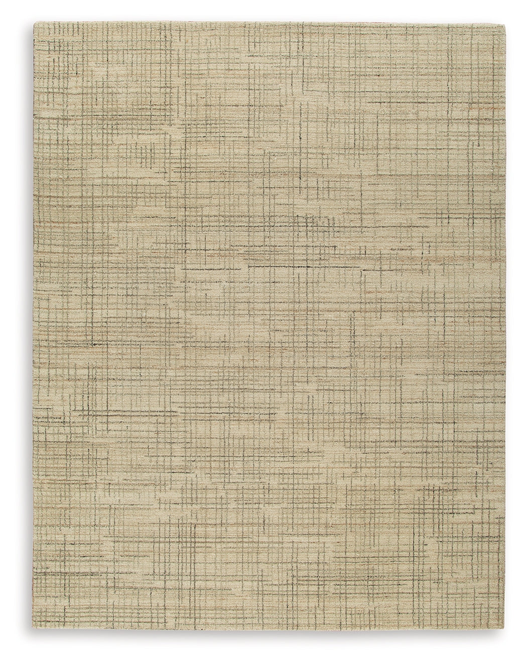 Janston Ivory/Gray/Tan Large Rug from Ashley - Luna Furniture