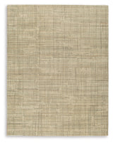 Janston Ivory/Gray/Tan Large Rug from Ashley - Luna Furniture