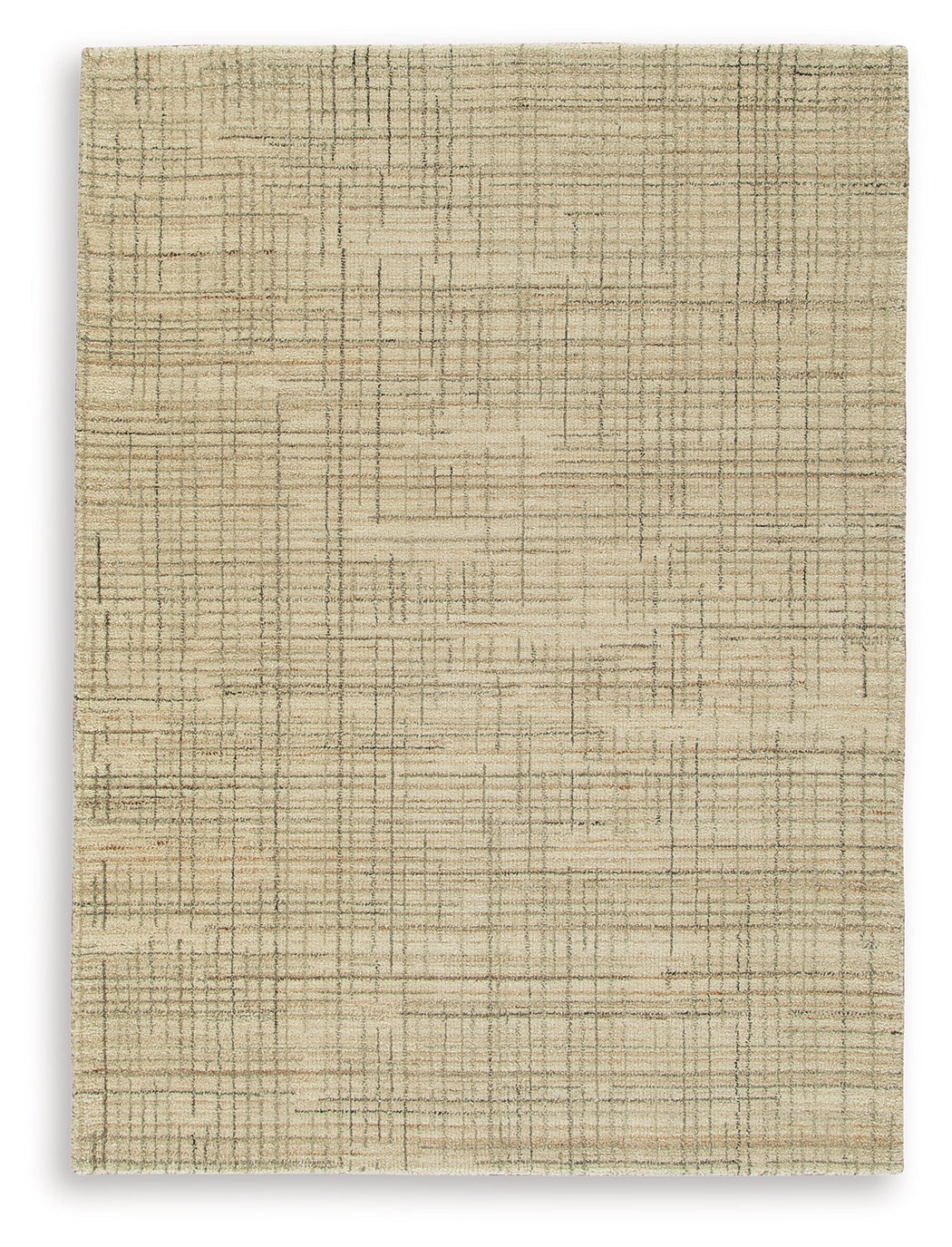 Janston Ivory/Gray/Tan Medium Rug from Ashley - Luna Furniture