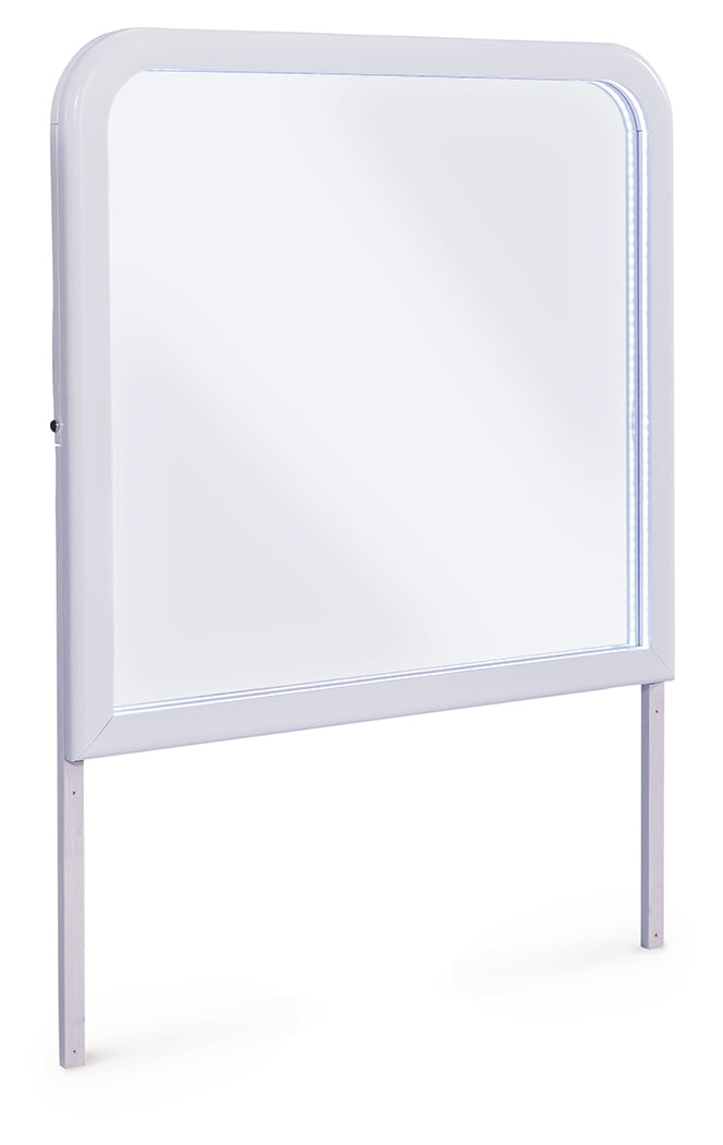 Jarlee White Bedroom Mirror (Mirror Only) from Ashley - Luna Furniture