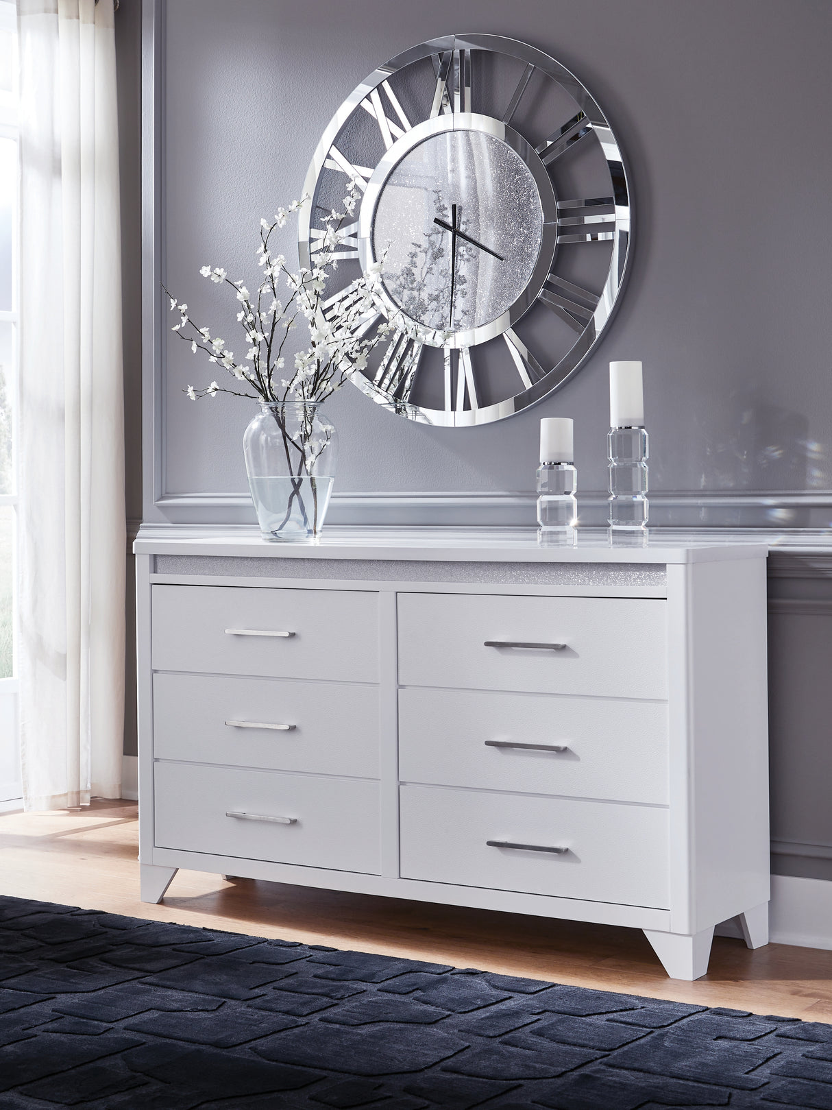 Jarlee White Dresser from Ashley - Luna Furniture