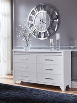 Jarlee White Dresser from Ashley - Luna Furniture
