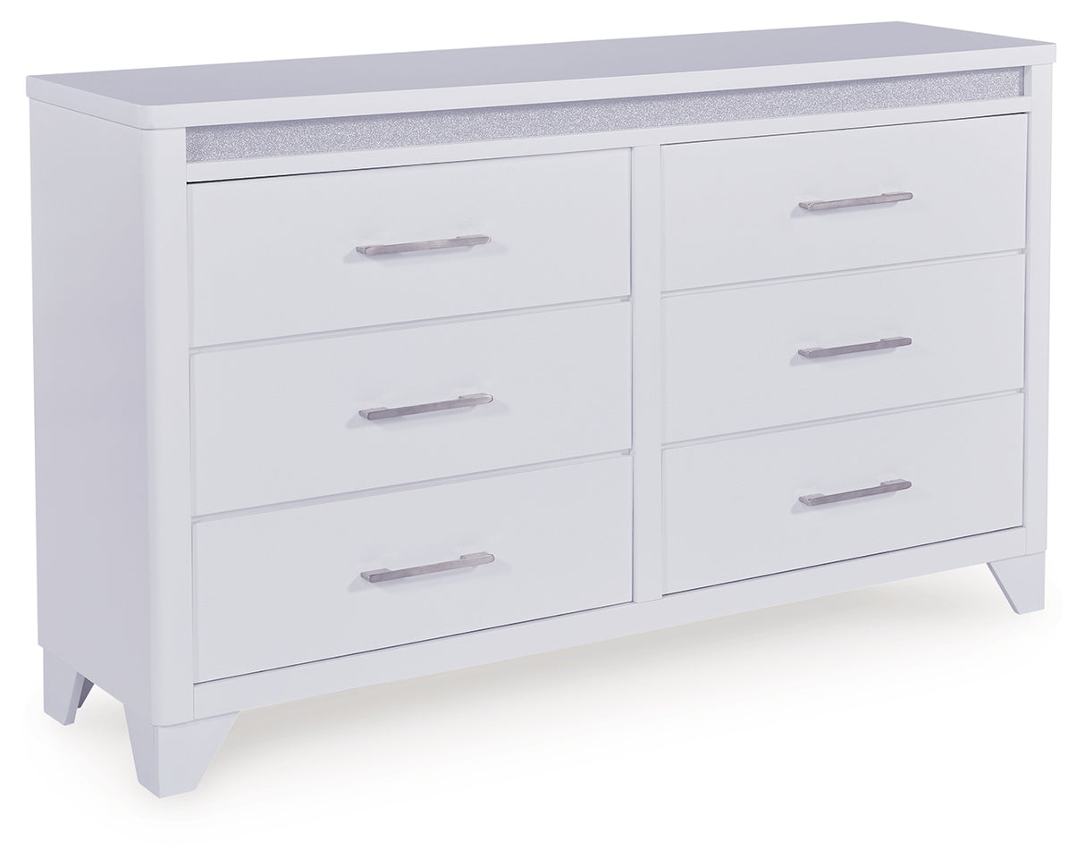 Jarlee White Dresser from Ashley - Luna Furniture