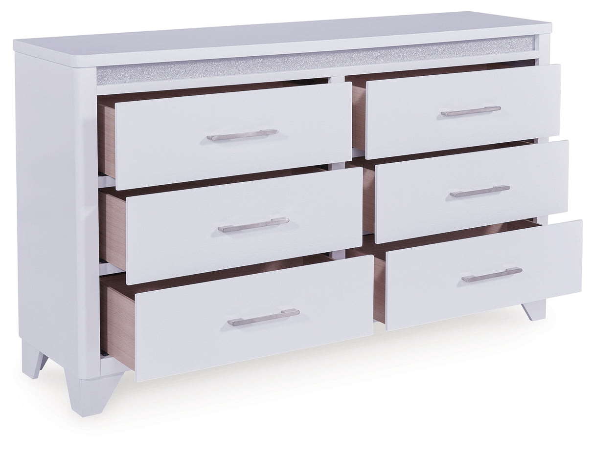Jarlee White Dresser from Ashley - Luna Furniture
