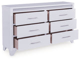 Jarlee White Dresser from Ashley - Luna Furniture