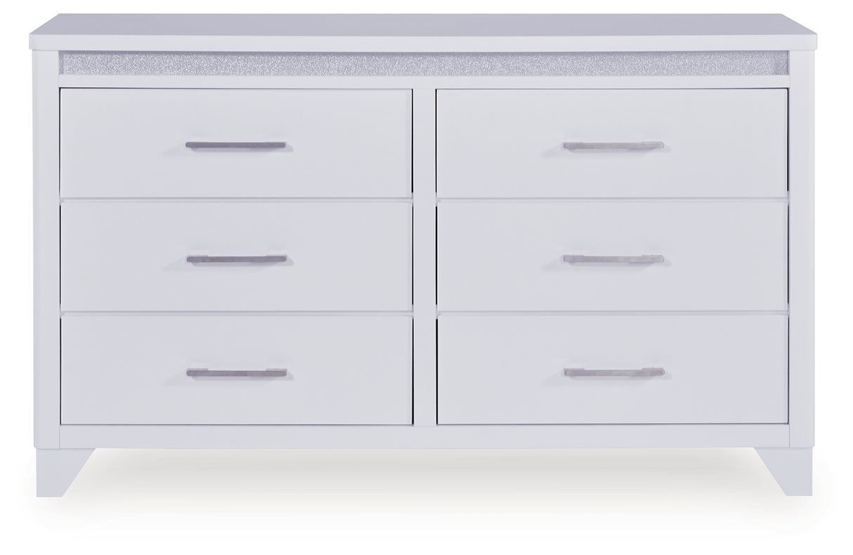 Jarlee White Dresser from Ashley - Luna Furniture
