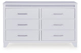 Jarlee White Dresser from Ashley - Luna Furniture