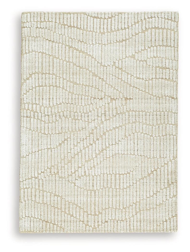 Jaseena Beige/Tan Medium Rug from Ashley Furniture - Luna Furniture