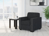 Jasmine Peaks Coal Chair from Ashley - Luna Furniture