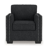Jasmine Peaks Coal Chair from Ashley - Luna Furniture