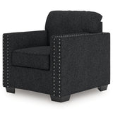 Jasmine Peaks Coal Chair from Ashley - Luna Furniture