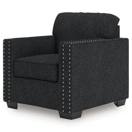 Jasmine Peaks Coal Chair from Ashley - Luna Furniture