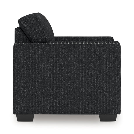 Jasmine Peaks Coal Chair from Ashley - Luna Furniture