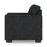 Jasmine Peaks Coal Chair from Ashley - Luna Furniture