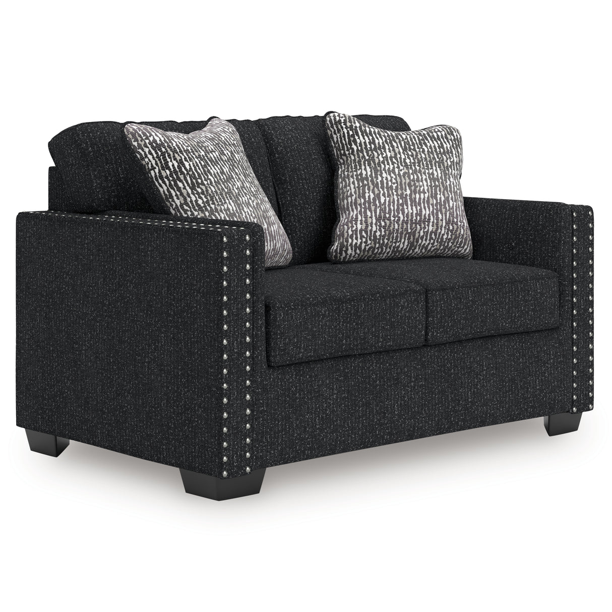 Jasmine Peaks Coal Loveseat from Ashley - Luna Furniture