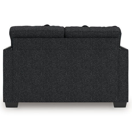 Jasmine Peaks Coal Loveseat from Ashley - Luna Furniture
