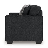 Jasmine Peaks Coal Loveseat from Ashley - Luna Furniture