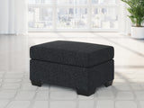 Jasmine Peaks Coal Ottoman from Ashley - Luna Furniture