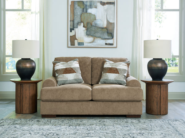 Jayne Park Pecan Loveseat