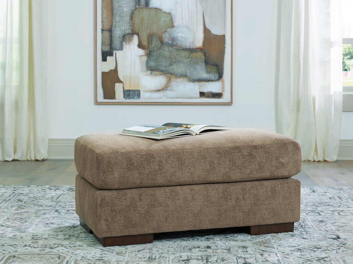 Jayne Park Pecan Ottoman from Ashley - Luna Furniture