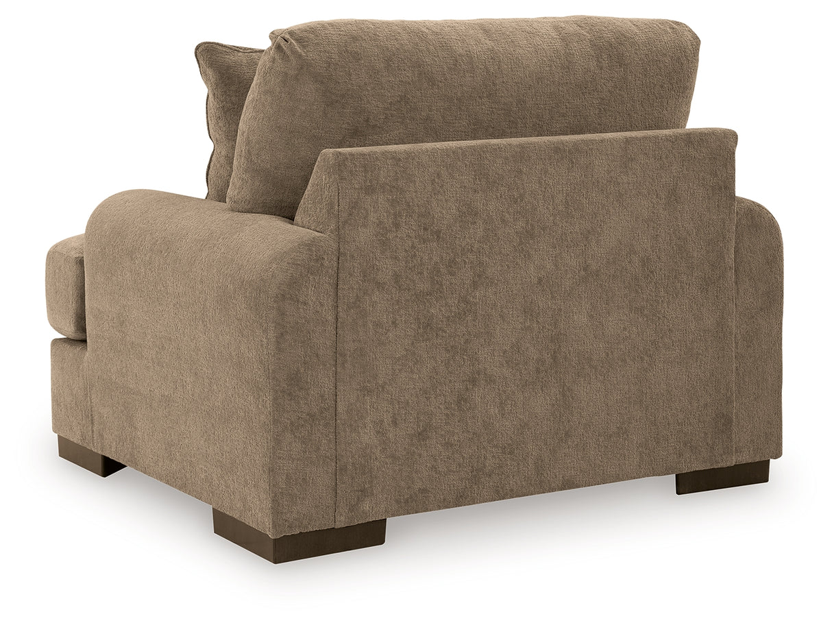 Jayne Park Pecan Oversized Chair from Ashley Furniture - Luna Furniture