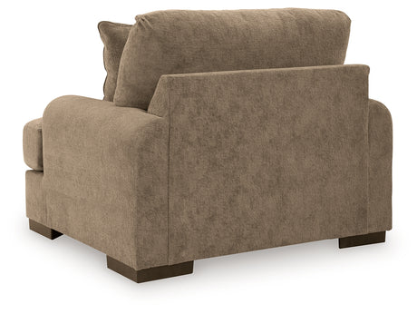 Jayne Park Pecan Oversized Chair from Ashley Furniture - Luna Furniture