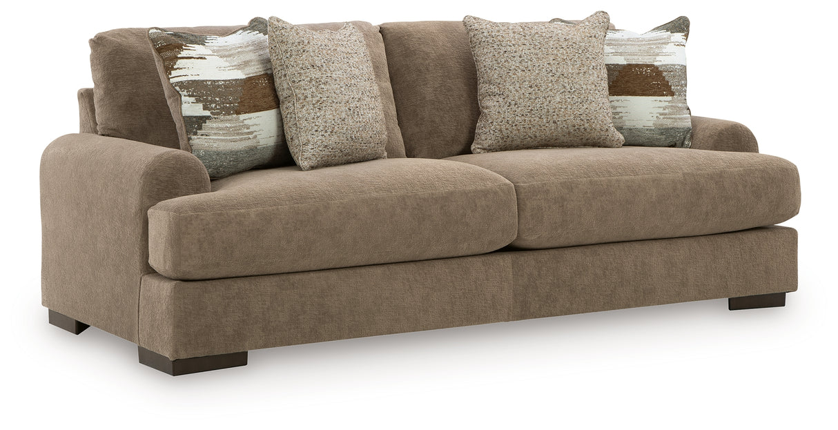 Jayne Park Pecan Sofa from Ashley Furniture - Luna Furniture