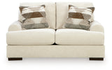 Jayne Park Sand Loveseat from Ashley - Luna Furniture