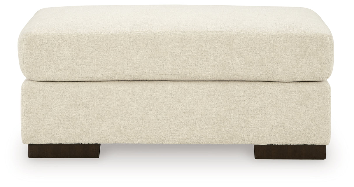 Jayne Park Sand Ottoman from Ashley - Luna Furniture