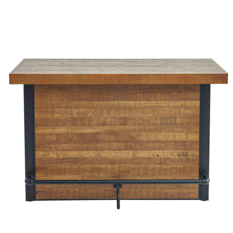 Tyler Chestnut/Black 38-inch Counter Bar from Steve Silver - Luna Furniture