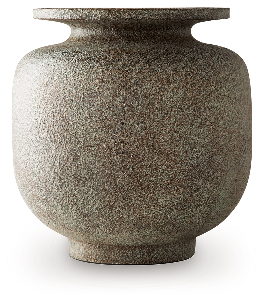 Jedwick Gray/Brown Vase from Ashley Furniture - Luna Furniture