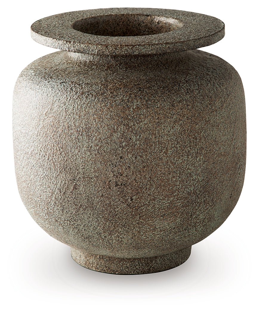 Jedwick Gray/Brown Vase from Ashley Furniture - Luna Furniture