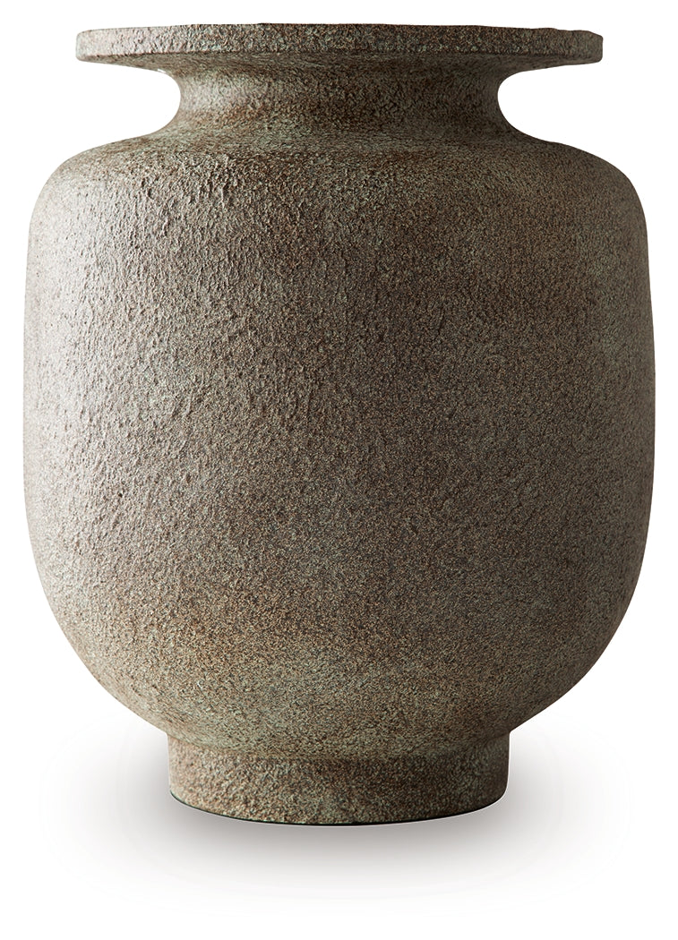 Jedwick Gray/Brown Vase from Ashley Furniture - Luna Furniture