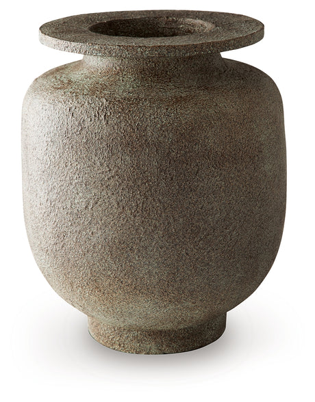 Jedwick Gray/Brown Vase from Ashley - Luna Furniture