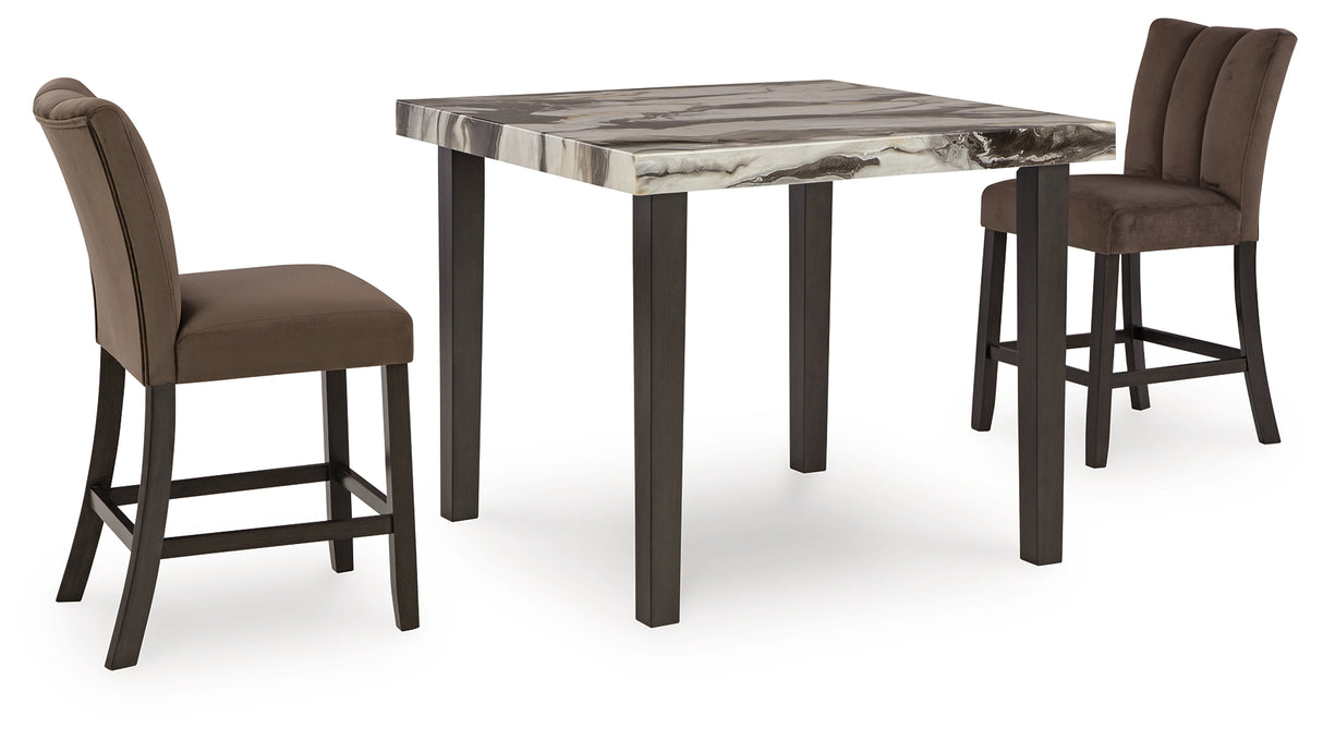 Jeshina Counter Height Dining Table and 2 Barstools from Ashley - Luna Furniture