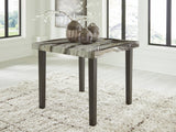 Jeshina Dark Brown/Beige Counter Height Dining Table from Ashley - Luna Furniture