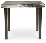 Jeshina Dark Brown/Beige Counter Height Dining Table from Ashley - Luna Furniture