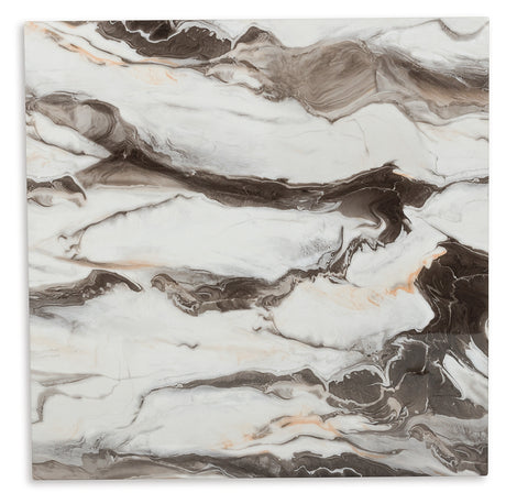 Jeshina Dark Brown/Beige Counter Height Dining Table from Ashley - Luna Furniture