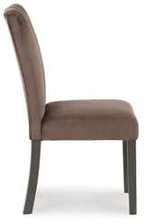 Jeshina Mocha Dining Chair, Set of 2 from Ashley - Luna Furniture
