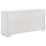 Jessica 5-piece Queen LED Bedroom Set Snow White from Coaster - Luna Furniture