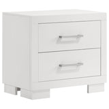 Jessica 5-piece Queen LED Bedroom Set Snow White from Coaster - Luna Furniture