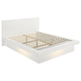 Jessica 5-piece Queen LED Bedroom Set Snow White from Coaster - Luna Furniture